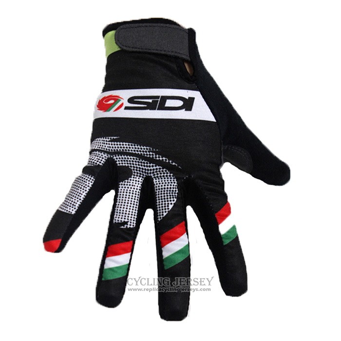 2020 Sidi Full Finger Gloves Cycling Black